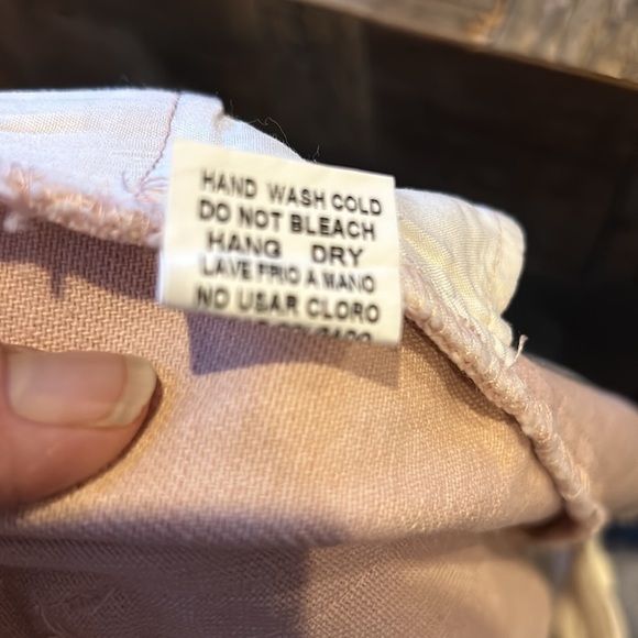 Denim Two-Tone High Rise Colorblock Shorts Large NWT - Picture 6 of 7